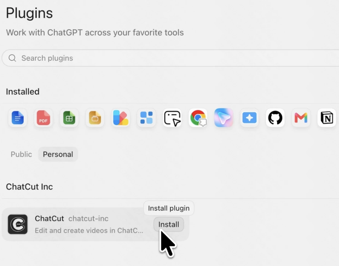 Click Install
